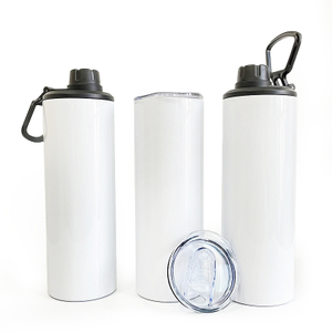 स्टेनलेस स्टील स्ट्रेट सादे सफेद उच्चताकरण टम्बलर मग