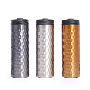 पाउडर लेपित डिशवॉशर सुरक्षित धातु अछूता कॉफी टम्बलर