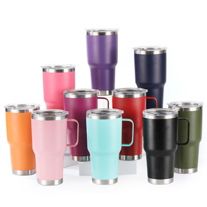 पाउडर लेपित स्टेनलेस स्टील वैक्यूम अछूता बड़े टम्बलर 