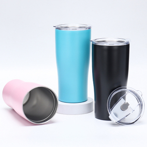 स्ट्रॉ के साथ 20oz/30oz स्टेनलेस स्टील कोल्ड टम्बलर