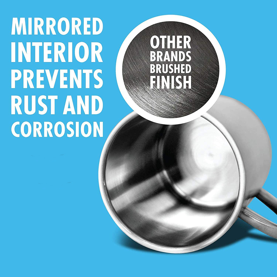 प्रमोशन के लिए थोक सस्ते स्टेनलेस स्टील कॉफी कप मग 