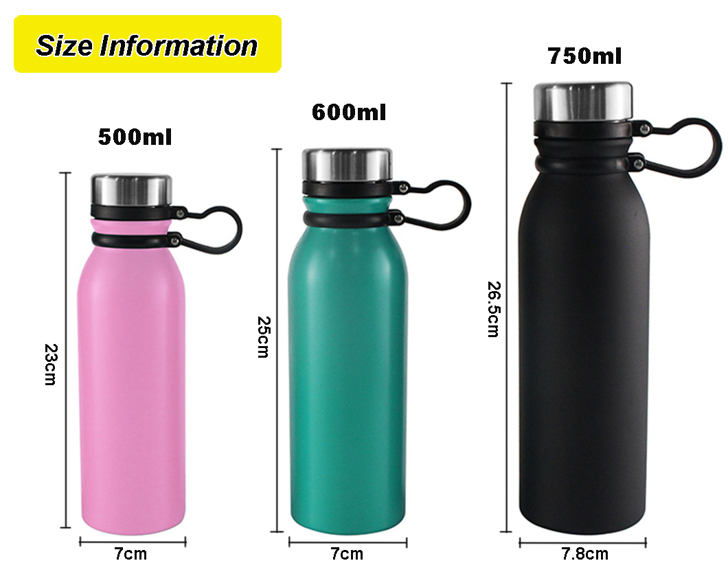 अनुकूलित स्टेनलेस स्टील थर्मल इन्सुलेशन गर्म पानी की बोतल 