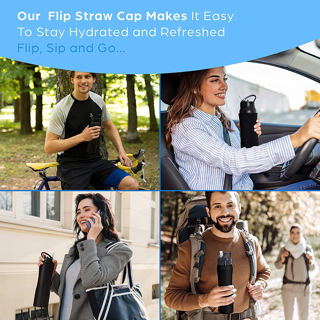 थोक ठंड धातु पुन: प्रयोज्य अछूता साइकिल पानी की बोतल रखें