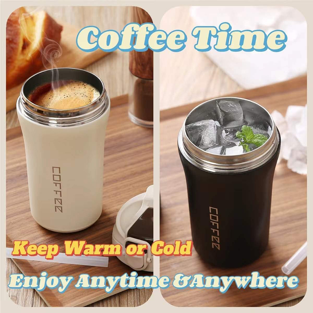 फैक्ट्री थोक स्टेनलेस स्टील पानी की बोतल कॉफी मग 