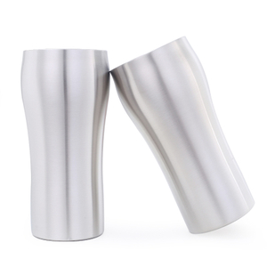 कस्टम 430ml वैक्यूम इंसुलेटेड स्टेनलेस स्टील बियर टम्बलर