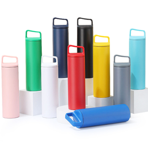 हैंडल कवर के साथ ट्रैवल मेटल थर्मल स्किनी टम्बलर