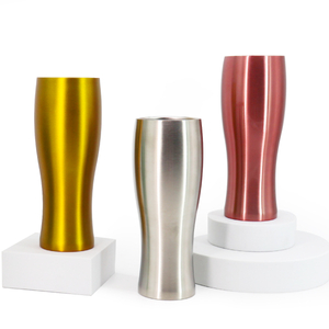 स्टेनलेस स्टील पिंट डबल इंसुलेटेड बियर टम्बलर 