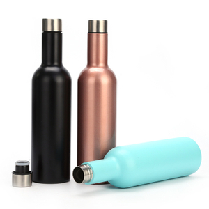 अच्छा वैक्यूम फ्लास्क 500ml 750ml पानी की बोतल उपहार सेट