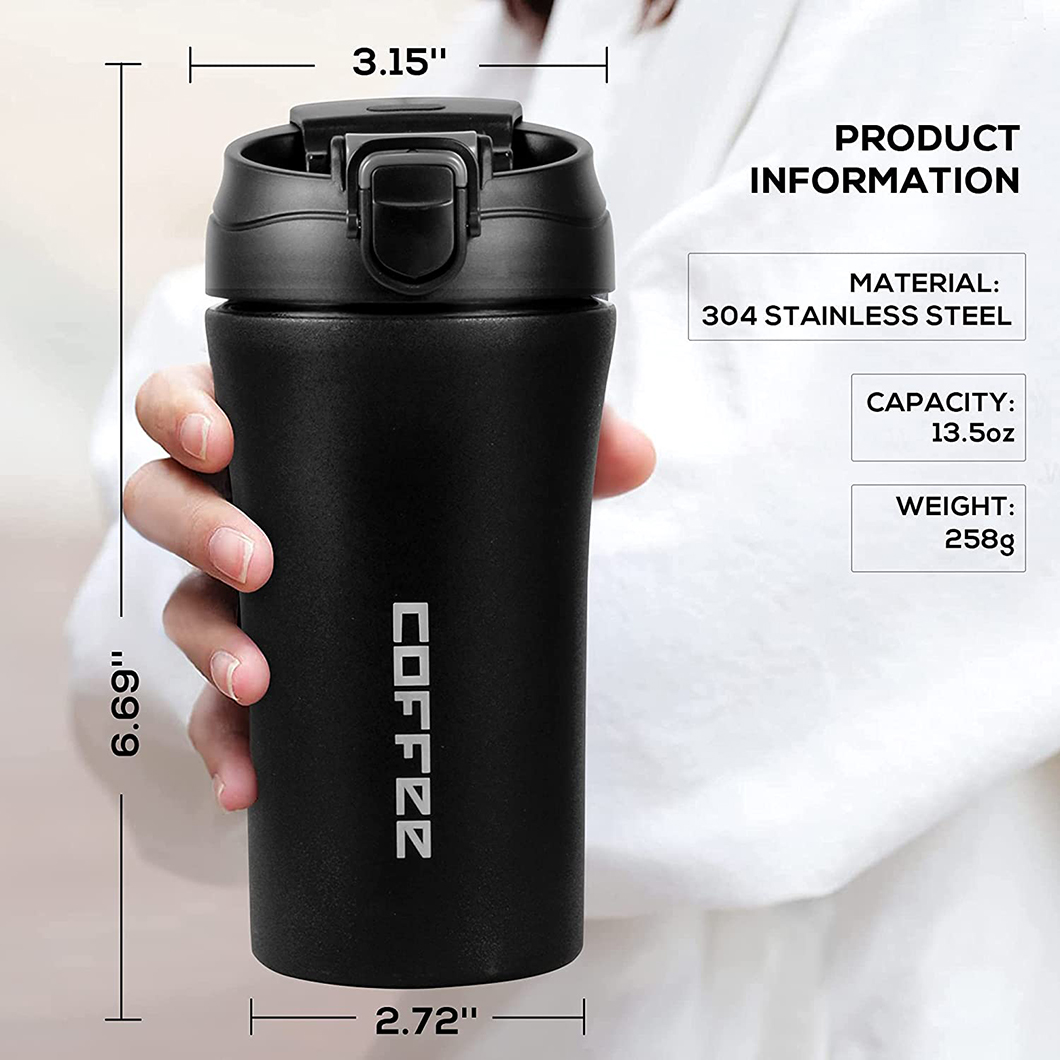 फैक्ट्री थोक स्टेनलेस स्टील पानी की बोतल कॉफी मग 