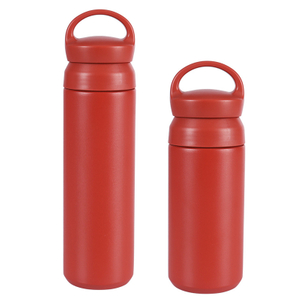 हैंडल के साथ वैक्यूम पानी की बोतल स्टेनलेस स्टील कॉफी कप