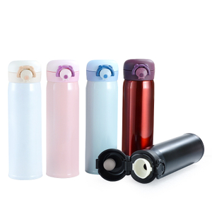 कस्टम लोगो स्टेनलेस स्टील कॉफी थर्मस मग यात्रा बोतल