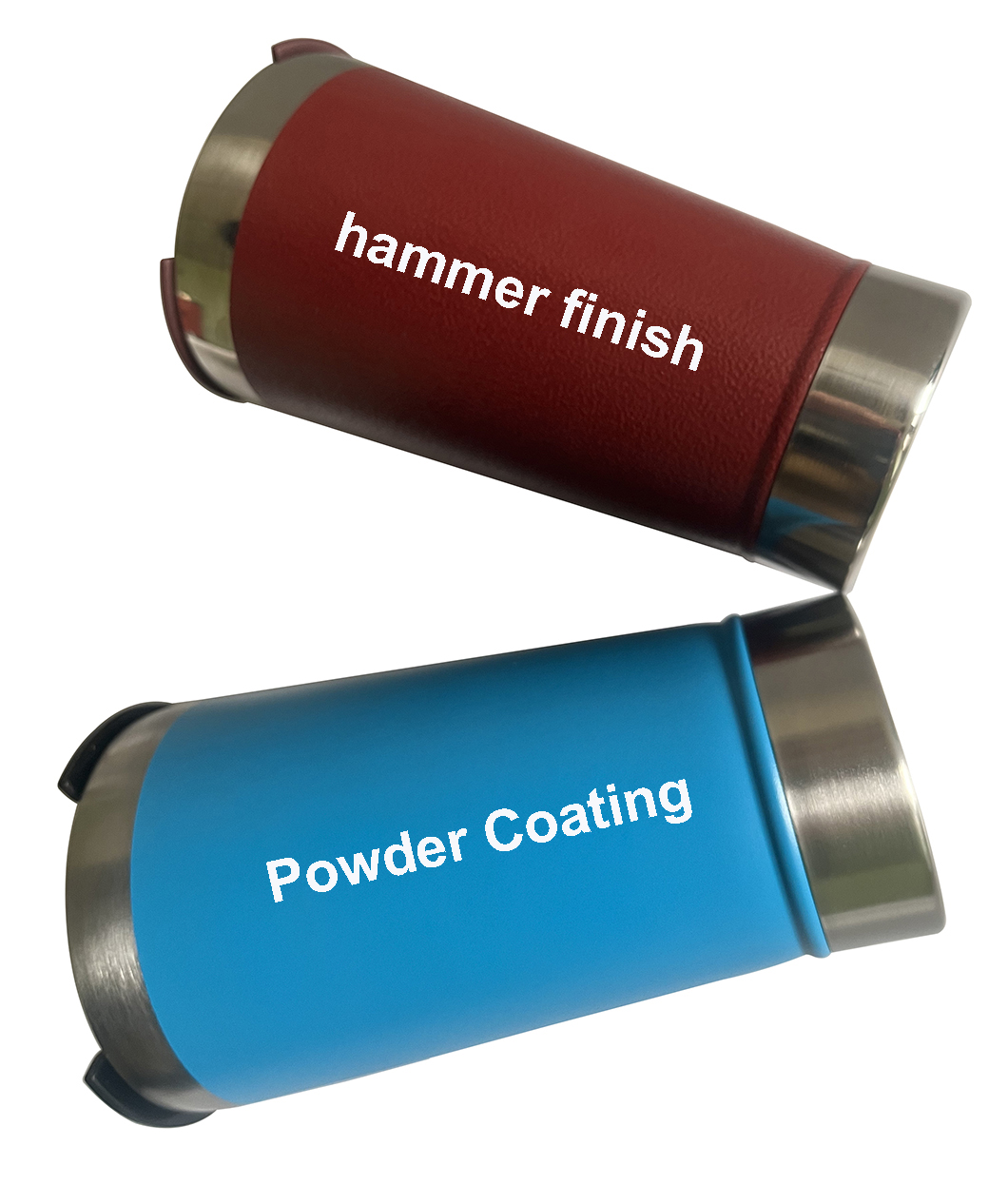 थोक ओपनर के साथ ठंड पुन: प्रयोज्य धातु बीयर मग रखें