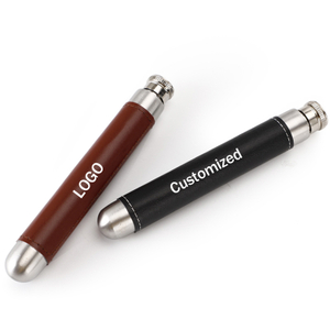 फ़नल के साथ थोक स्टेनलेस स्टील लेदर रैप हिप फ्लास्क